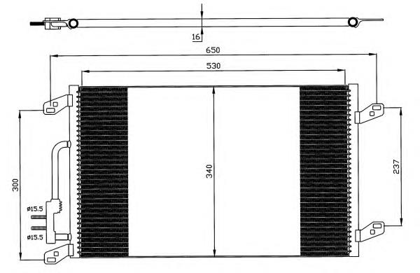 Конденсатор кондиционера NRF 35615 цена, от 81.96 USD