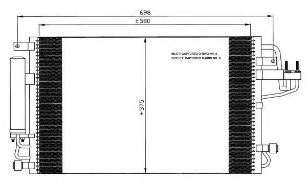 Конденсатор кондиционера NRF 35600 цена, от 93.97 USD