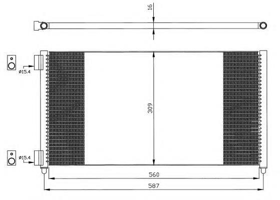 77647269 Kemp radiador de aparelho de ar condicionado