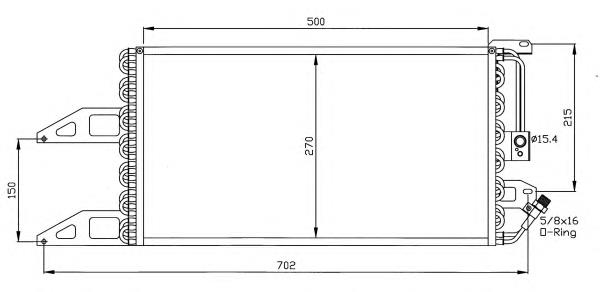 Конденсатор кондиционера NRF 35489 цена, от 64.10 USD