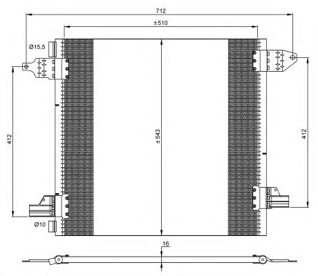 Купить 35702 NRF Радиатор системы охлаждения кондиционера