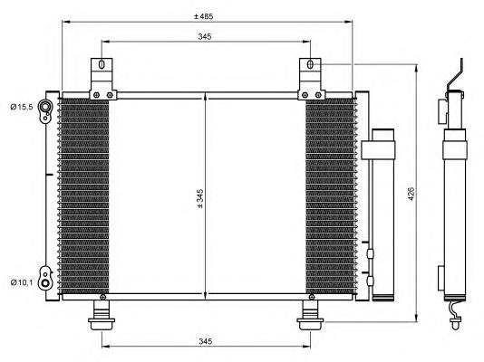 9531062J00 China radiador de aparelho de ar condicionado