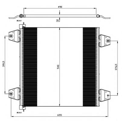 AC 121 000S Mahle Original radiador de aparelho de ar condicionado