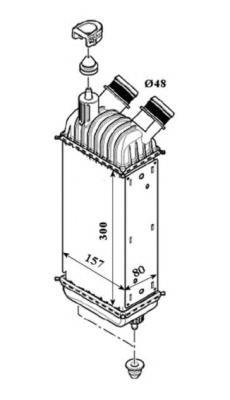 2397J8-1 Polcar radiador de intercooler