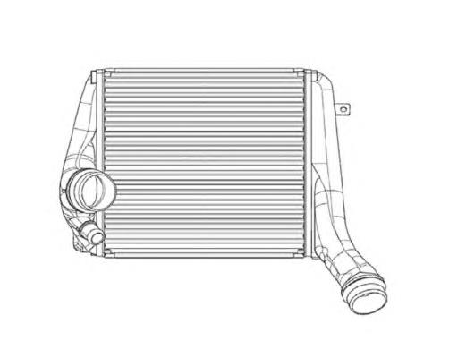 Радиатор интеркуллера Denso DIT28022