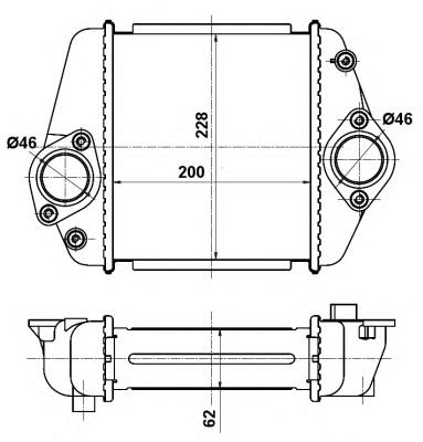 36A52007 Eaclima radiador de intercooler