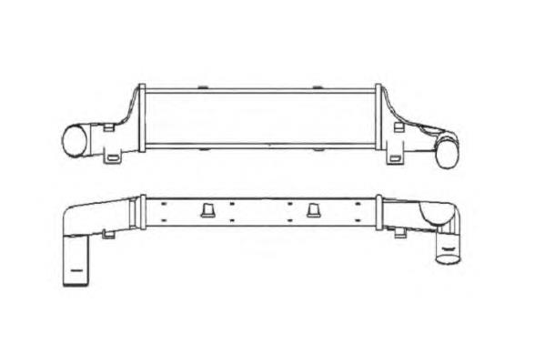 30408 NRF radiador de intercooler