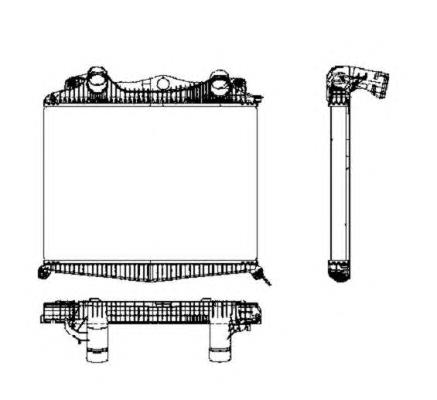 30450 NRF radiador de intercooler