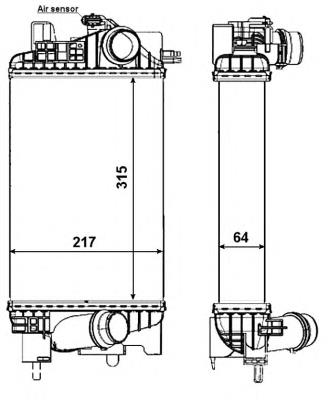 5546J81X Polcar radiador de esfriamento de motor