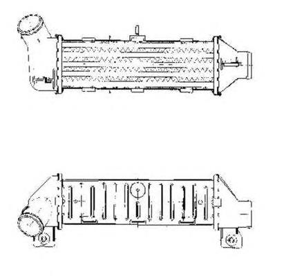 30444 NRF radiador de intercooler