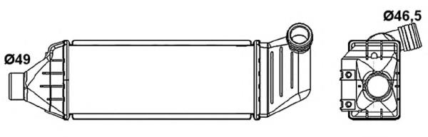 Radiador de intercooler 30275 NRF