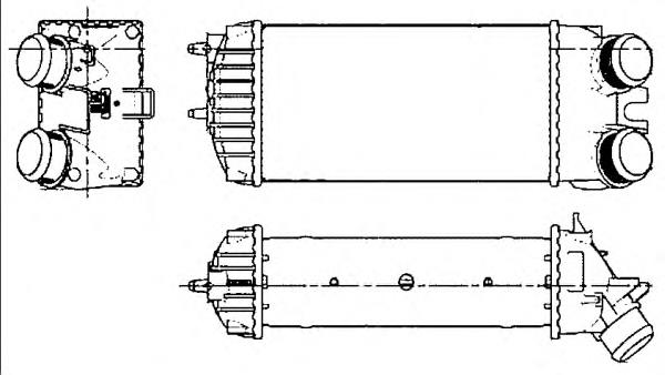 9004269 VAN Wezel radiador de intercooler