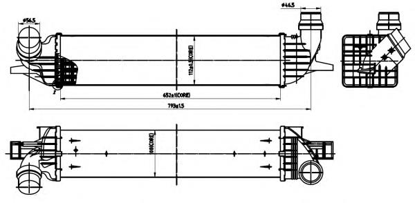 0420180005 Abakus radiador de intercooler