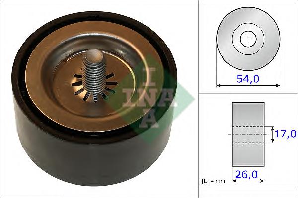 P320015 Denckermann rolo parasita da correia de transmissão