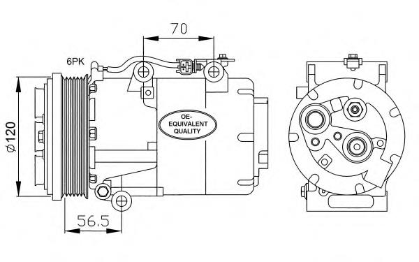 810501001R MSG Rebuilding compressor de aparelho de ar condicionado