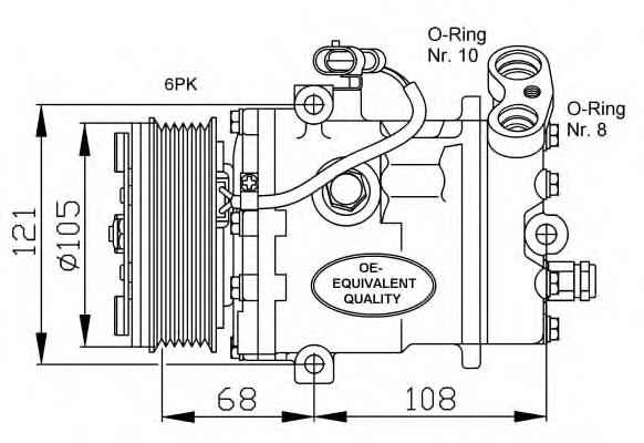 130531 ACR compressor de aparelho de ar condicionado