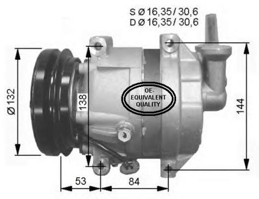 700510669 DRI compressor de aparelho de ar condicionado