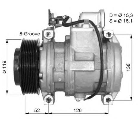 32372 NRF compressor de aparelho de ar condicionado