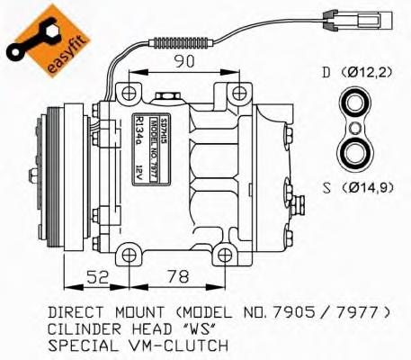 32272G NRF compressor de aparelho de ar condicionado