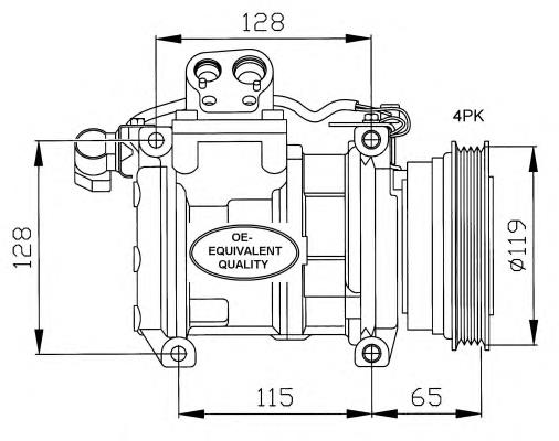 32122 NRF compressor de aparelho de ar condicionado