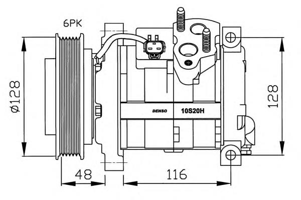 2420KS-1 Polcar compressor de aparelho de ar condicionado