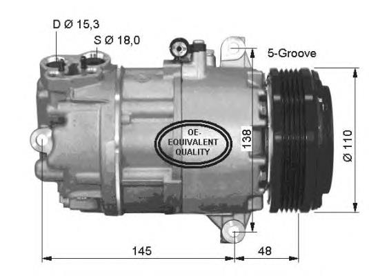 32434 NRF compressor de aparelho de ar condicionado