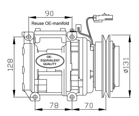 32452G NRF compressor de aparelho de ar condicionado