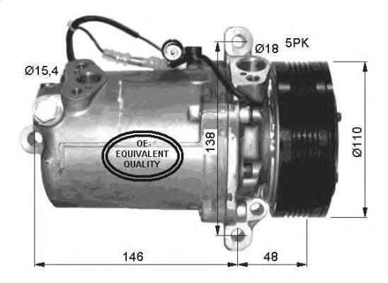 32414 NRF compressor de aparelho de ar condicionado