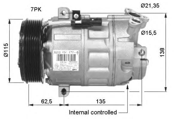 2763000Q0A Nissan compressor de aparelho de ar condicionado