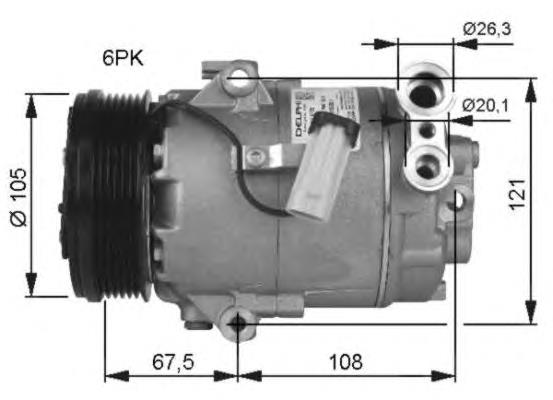 32480G NRF compressor de aparelho de ar condicionado