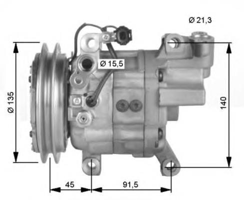 32475 NRF compressor de aparelho de ar condicionado