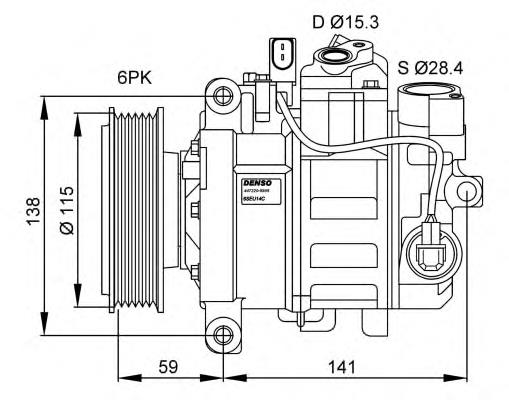 40440168 Autoclima compressor de aparelho de ar condicionado