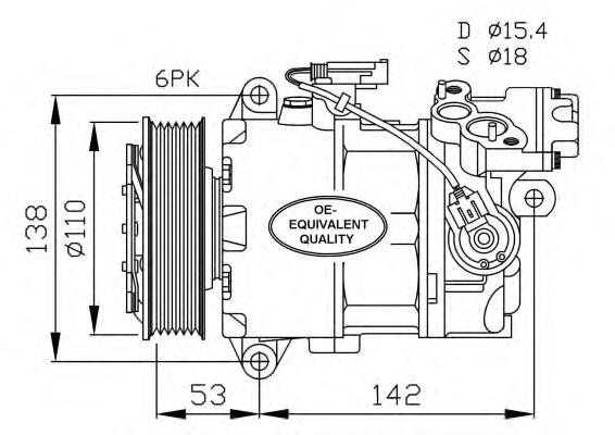 10550673 Alanko compressor de aparelho de ar condicionado