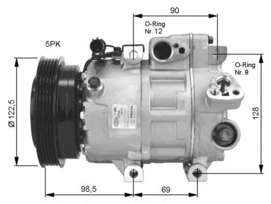 32468 NRF compressor de aparelho de ar condicionado