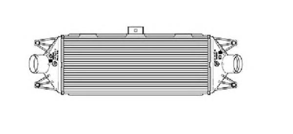 504086501 Iveco radiador de esfriamento de motor