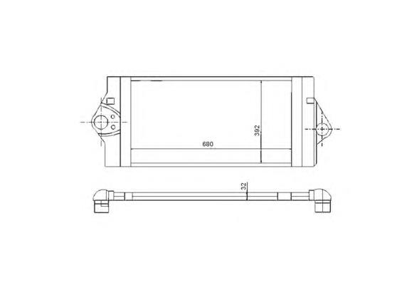 Radiador de intercooler Renault Espace 4 JK0