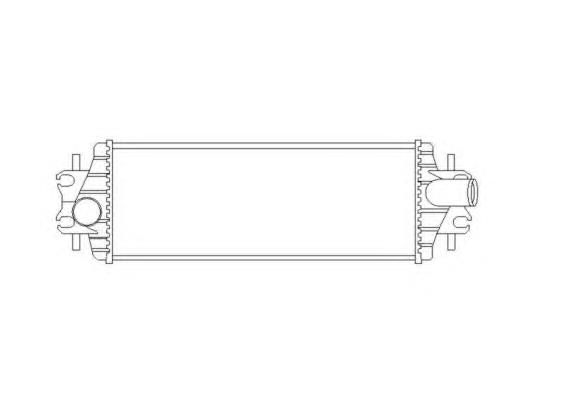 30876 NRF radiador de intercooler