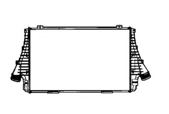 6302048 Opel radiador de intercooler