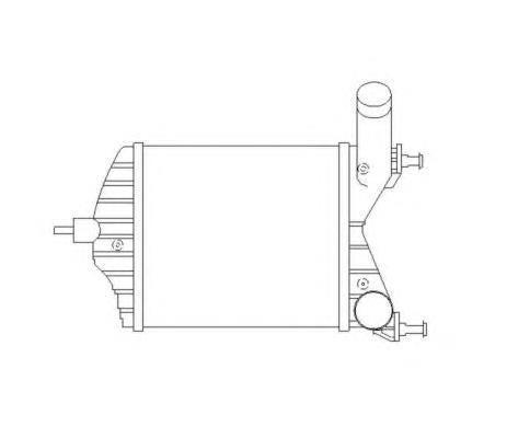 30862 NRF radiador de intercooler