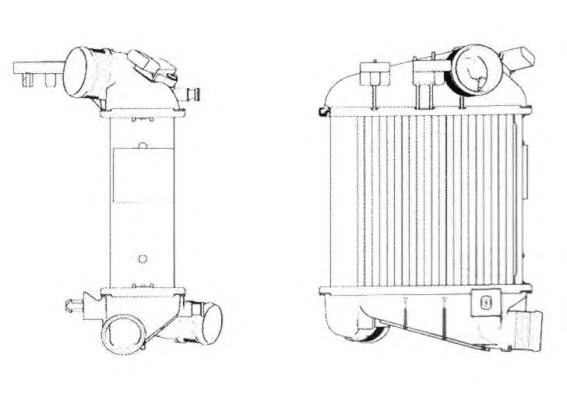 Radiador de intercooler 30770 NRF