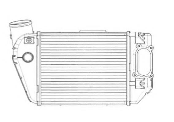 30766 NRF radiador de intercooler