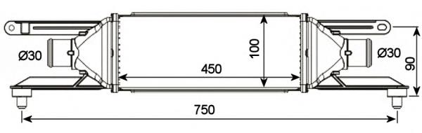 3024J81X Polcar radiador de intercooler