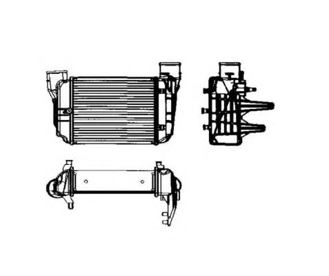 30753 NRF radiador de intercooler