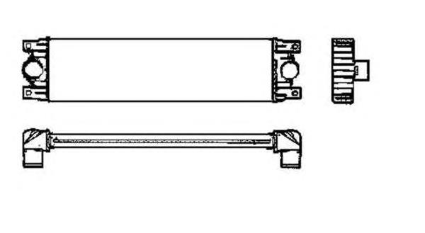 30837 NRF radiador de intercooler