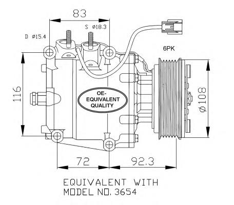 32072 NRF compressor de aparelho de ar condicionado