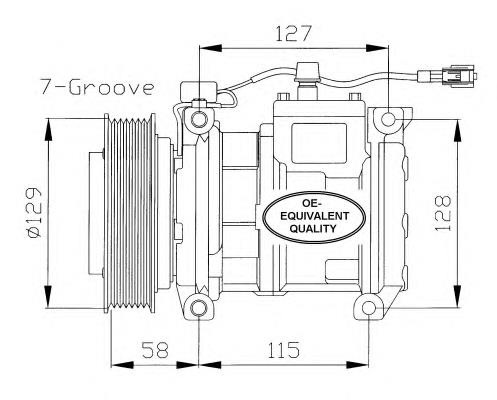 Compressor de aparelho de ar condicionado para Jeep Grand Cherokee 