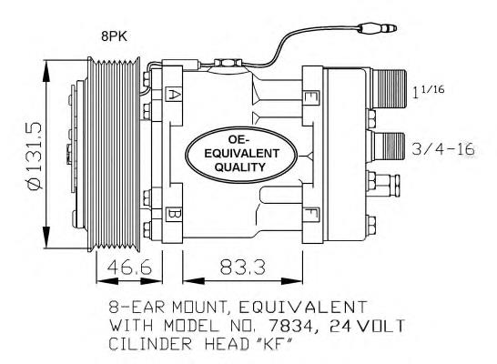 32073 NRF compressor de aparelho de ar condicionado