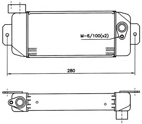 7738827 Fiat/Alfa/Lancia radiador de óleo