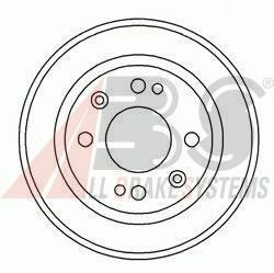 Купить 2379S ABS Тормозной барабан
