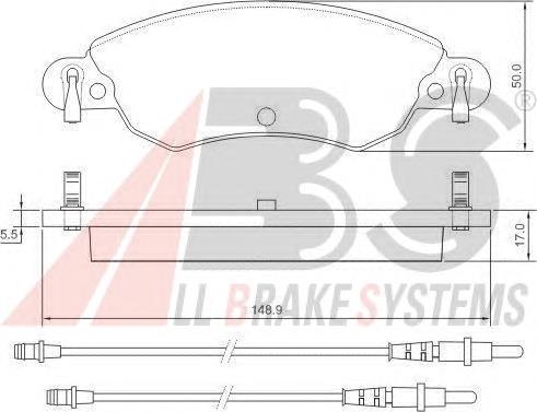 Колодки ABS 37278 цена, от 21.77 USD